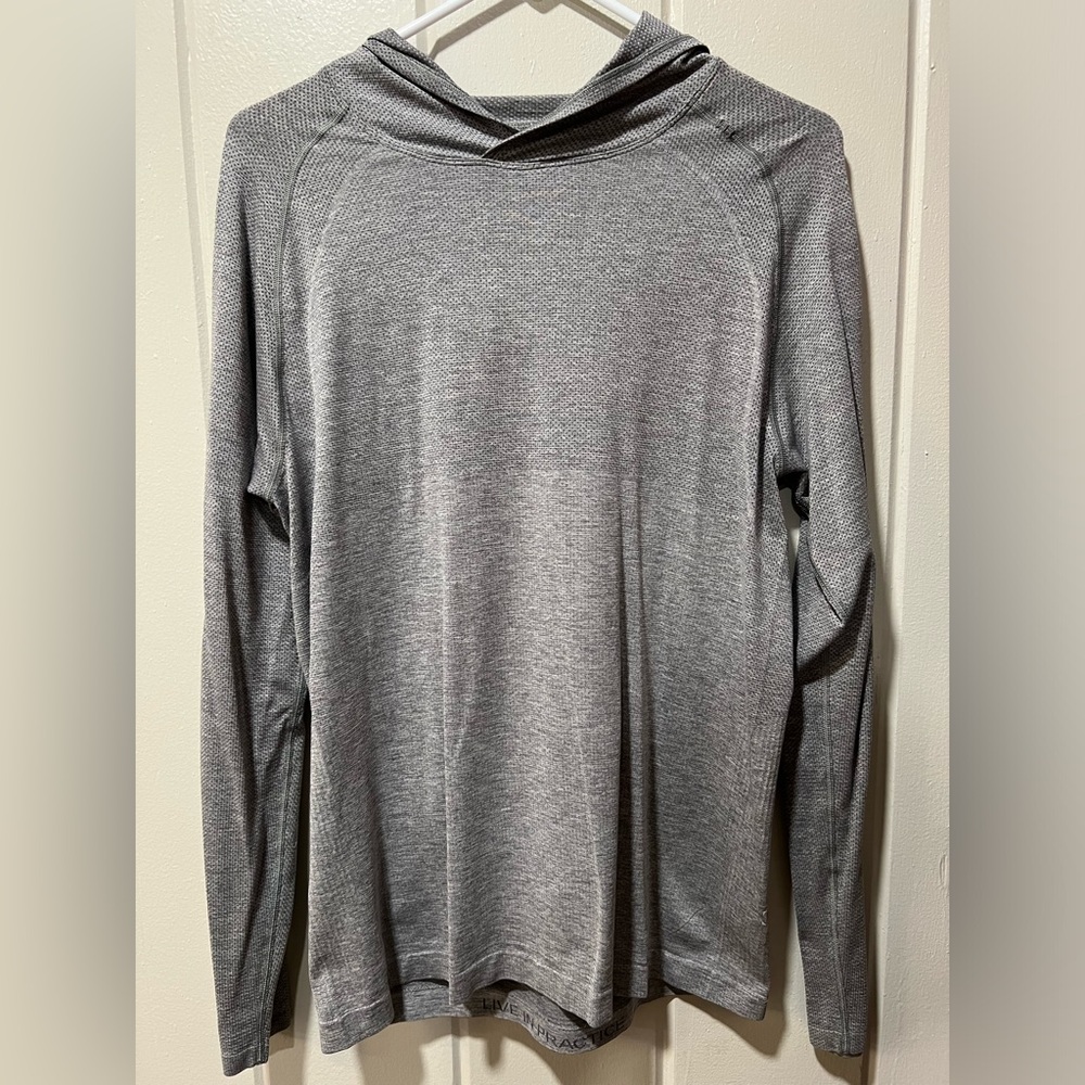 Lululemon Thin Gray Running Hoodie
